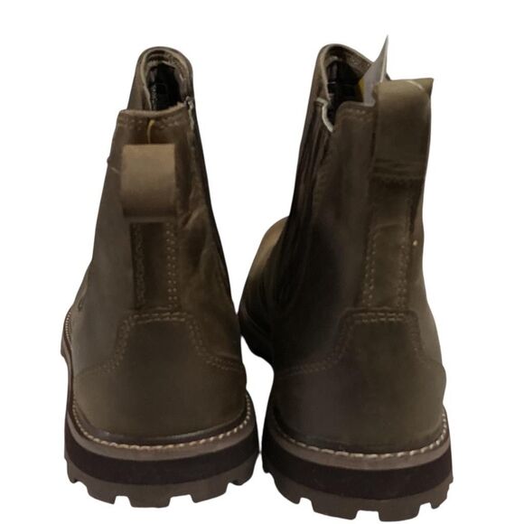 Muck Boot Company Mens 12.5 Brown Chelsea Outdoor Waterproof Leather Boots NEW - Picture 7 of 12
